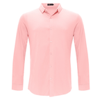 Barocco Ascend Men's 4-Way Stretch Dress Shirt - Pink