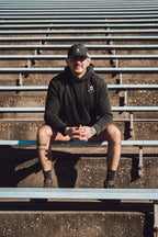 MEN'S | BASE LAYER HOODIE : BLACK