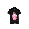 Bathing Ape Black T-Shirt Collarless