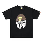 Bathing Ape Black T-Shirt without Collar