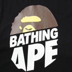 Bathing Ape Black T-Shirt without Collar
