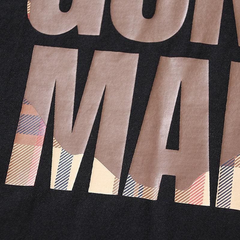 Bathing Ape Black World Gone Mad T-Shirt without Collar