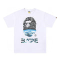 Bathing Ape White T-Shirt without Collar