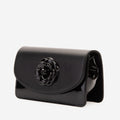 The Diva Black Leather Handbag