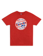 Bazooka® Official League Baseball Tee- Retro Bubble Gum Unisex Graphic T-Shirt