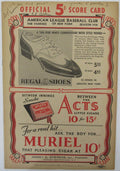 September 7, 1936 Vintage Baseball Program NY Yankees vs. Philadelphia 183116