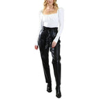 Women's Puff Sleeve Square Neck Bodysuit - White