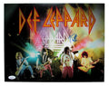 Joe Elliott Autographed 11x14 Photo Def Leppard GROUP JSA