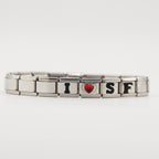 San Francisco 49ers Italian Charm Bracelet – Sports Fan Gift for Holiday, Birthday & Game Day
