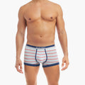 Stretch Trunk 4-Pack // Blue Topaz + Star Print + Rasberry Wine + Americana Pop