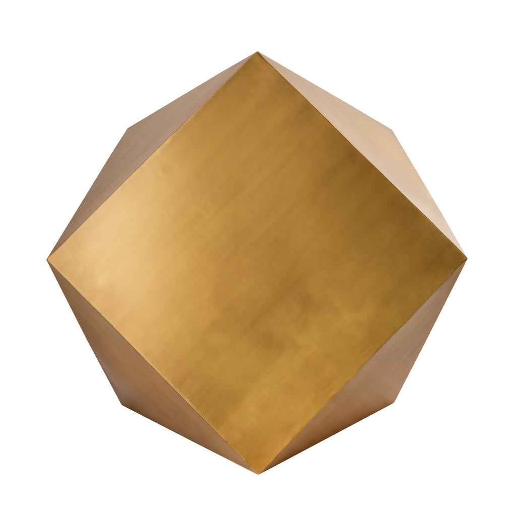 Dimitri Brass Antique Finish Coffee Table