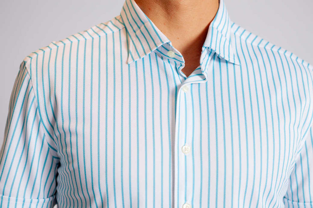 Corsica Stripe Short Sleeve Tech Shirt