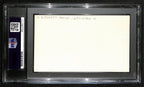 C. Everett Bacon CFB HOF Signed/Auto 3x5 Index Card Wesleyan U. PSA/DNA 189011