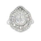 Cubic Zirconium Ring Sterling Silver