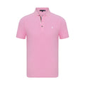 Carson Short Sleeve Polo Shirt // Pink