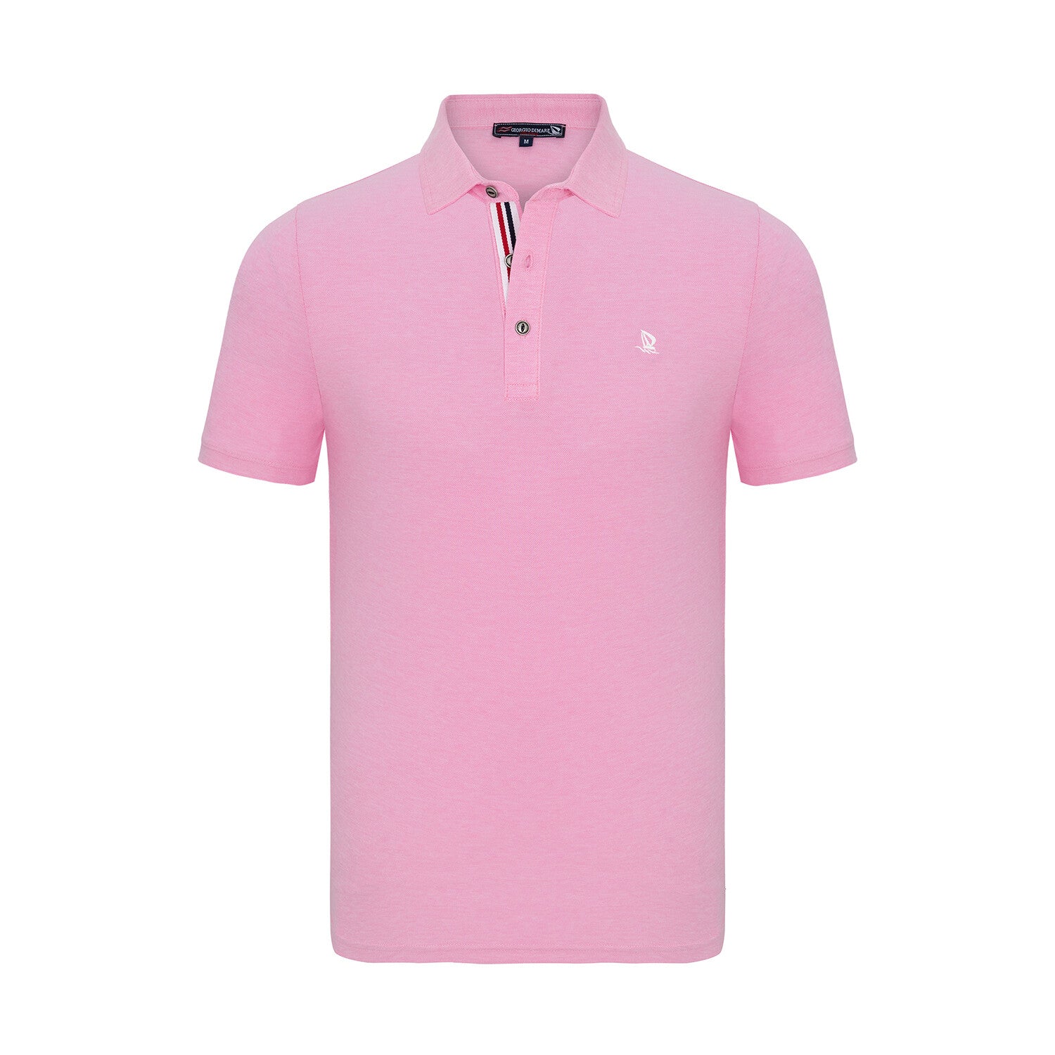 Carson Short Sleeve Polo Shirt // Pink