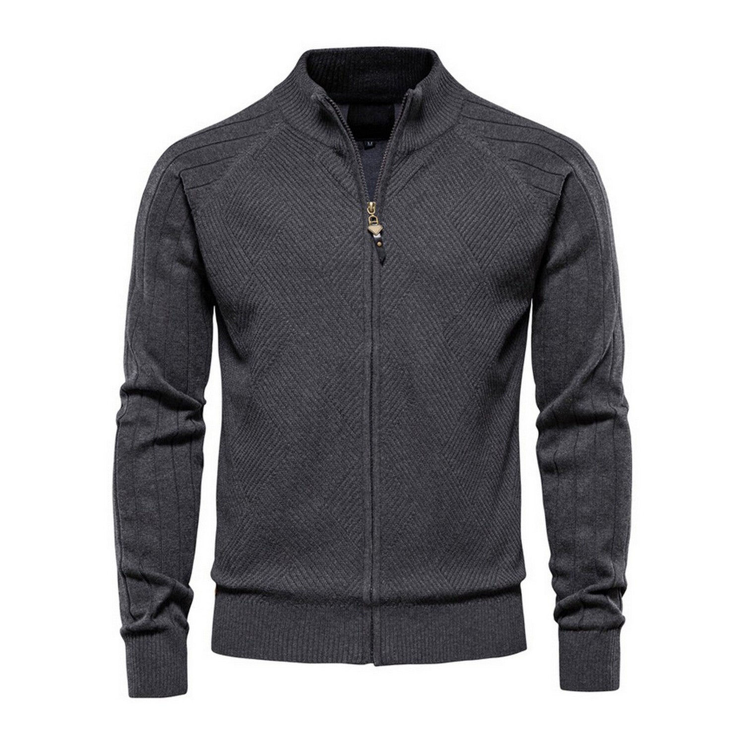 Zip-Up Cardigan // Dark Gray