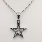 Dallas Cowboys Zircon Star Necklace –   Gift for Game Day, Birthday & Holiday