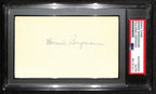 Bennie Borgmann HOF Signed/Auto 3x5 Index Card Fort Wayne Hoosier PSA/DNA 188576