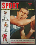 March 1949 SPORT Magazine NO LABEL Ralph Beard Kentucky on Cover 188423