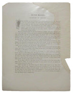 Peter Maher  Boxer 1895 Boxing Gladiators 11x15 Supplement Poster.