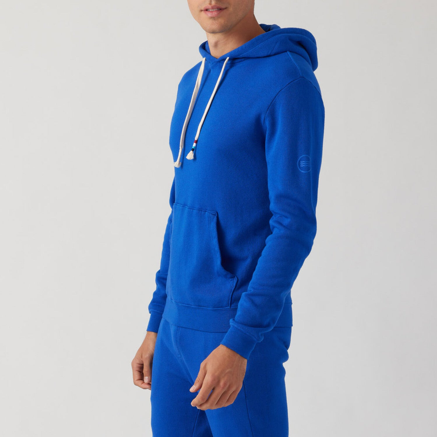 Essential Waves Pullover Hoodie // Royal Blue