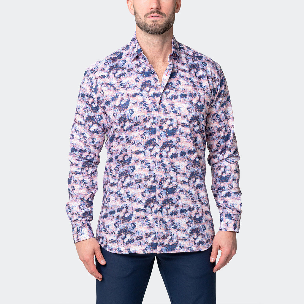Fibonacci Rad Button-Up // Blue