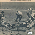 Alan Ameche Signed/Autographed 8x8 Newspaper Photo Baltimore Colts JSA 190290