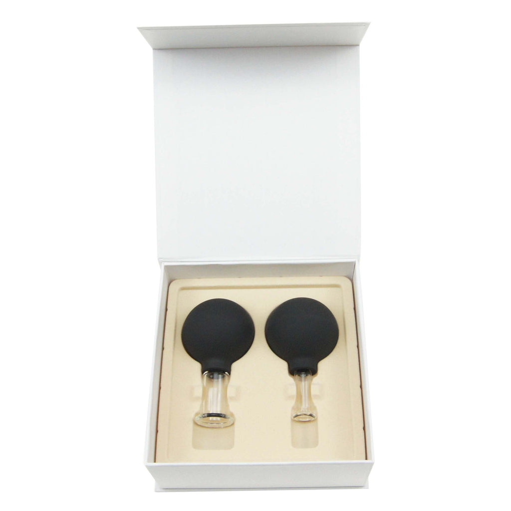 Glass Facial Cupping 2pc Set