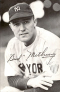 Bud Metheny NY Giants d. 2003 Signed/Autographed 3x5  Photo 178630