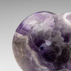 Polished Chevron Amethyst Heart From Brazil // Medium