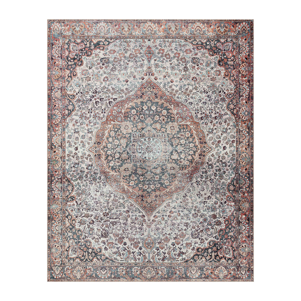 Wynter Oriental Area Rug // Red + Multicolor