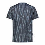 Crewneck Ergonomic Striped T-Shirt // Navy