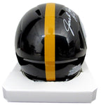 Jack Ham HOF Signed/Insc Black Speed Mini Helmet Steelers Becket Witness 192376