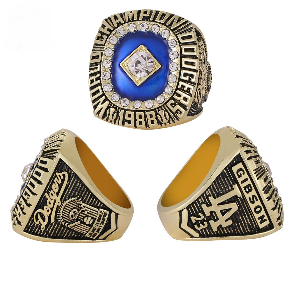 Los Angeles Dodgers World Series Championship Rings Set -Baseball Fan Gift & Memorabilia