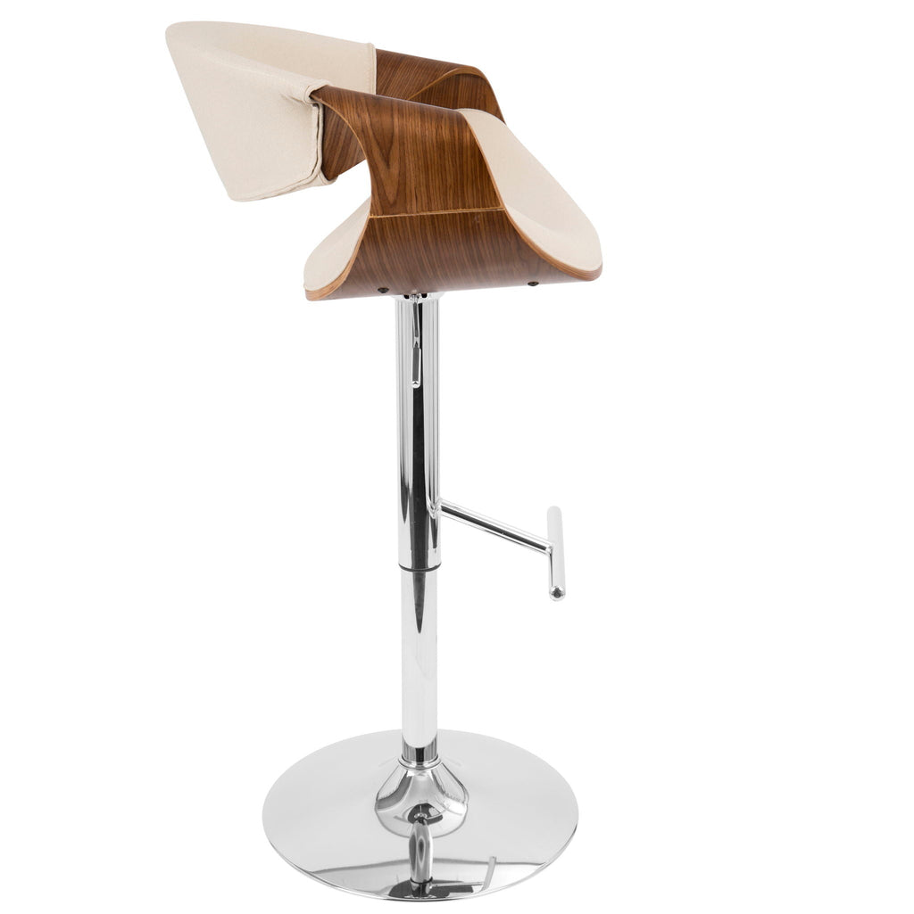 Curvo - Mid Century Modern Adjustable Barstool With Swivel (#2)
