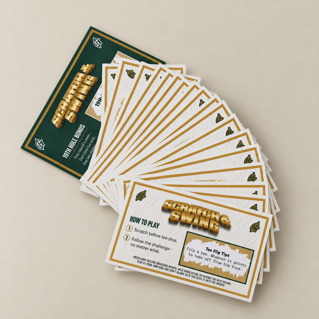 Scratch & Swing™ Scratch Off Golf Game