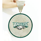 Rotating Sports Team Logo Pendant Necklace –  Perfect Gifts for True Fans