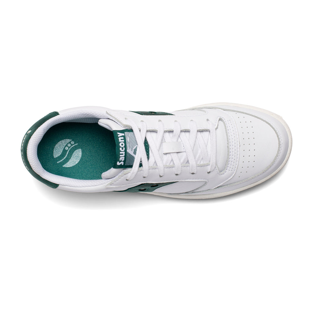 Jazz Court Sneaker // White + Green