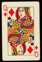 Brown Bigelow 1953 LOU GEHRIG YANKEES HOF Playing Card Queen of Diamonds
