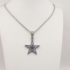 Dallas Cowboys Zircon Star Necklace –   Gift for Game Day, Birthday & Holiday
