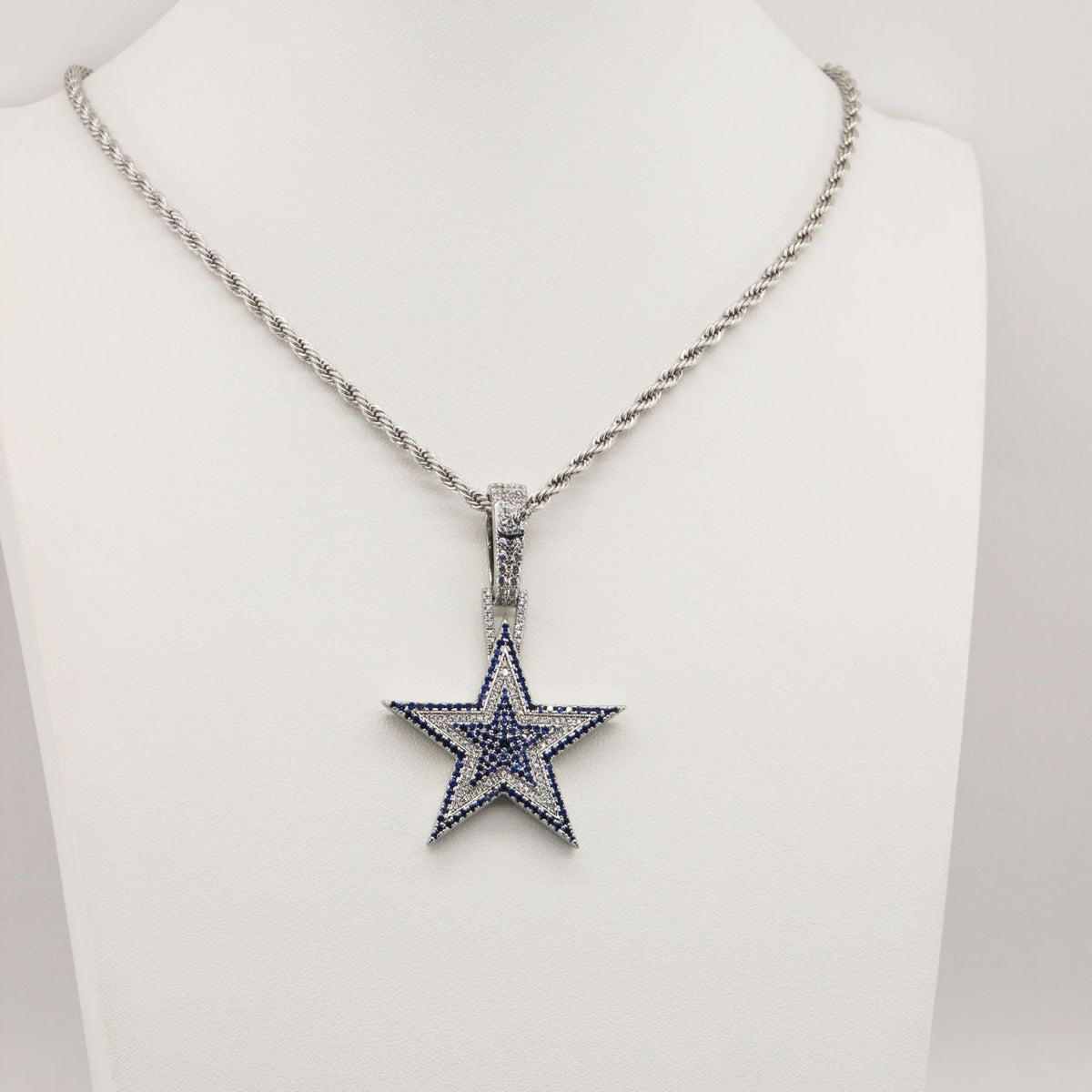 Dallas Cowboys Zircon Star Necklace –   Gift for Game Day, Birthday & Holiday