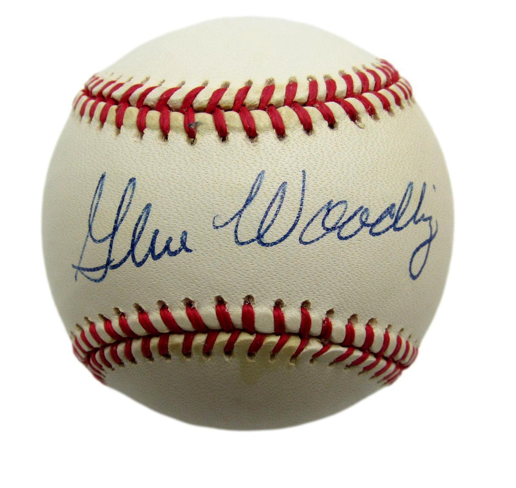 Gene Woodling Autographed OAL Baseball New York Yankees JSA