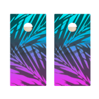 Beach Gradient Blue Star Cornhole Boards