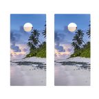 Beach Scene Star Cornhole Boards