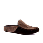 Men's Leather Suede Slip On Loafers // Brown