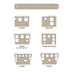 2 Seater Large Sectional Couches For Living Room