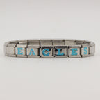 GO BIRDS  Italian Charm Bracelet -Game Day & Special Gift for Eagles Fans