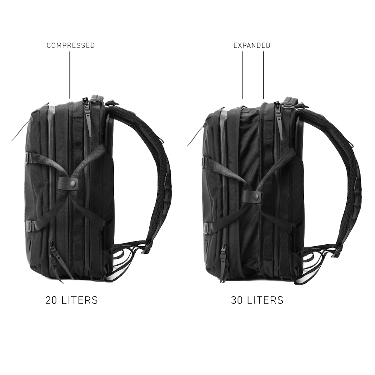 FORGE 30 EMBERTEX™ PFAS FREE - JET BLACK : 20L - 30L EXPANSION