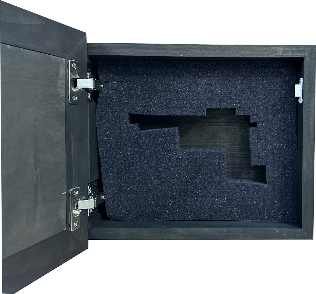 Better Judged by 12 Than Carried by 6 Gun Concealment Furniture - Handcrafted Hidden Gun Storage Wall Decor - Hidden Safe Furniture with Magnetic Lock for Quick Access & Storage